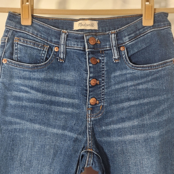Madewell Women's Blue Mid-Risw Skinny Jeans - Picture 3 of 8